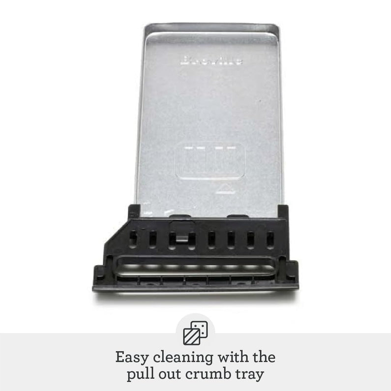 Breville Die-Cast Smart Toaster, 2-Slice, Brushed Stainless Steel