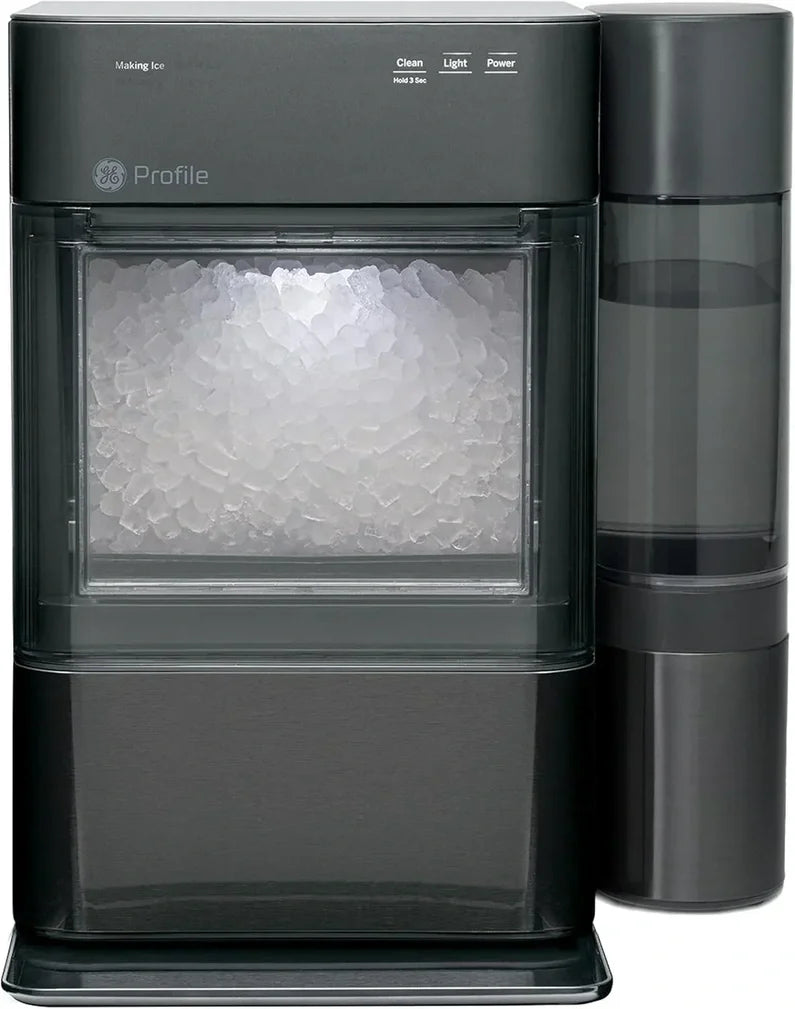 GE Profile Opal 2.0 XL with 1 Gallon Tank, Chewable Crunchable Countertop Nugget Ice Maker, Scoop included, 38 lbs in 24 hours, Pellet Ice Machine with WiFi & Smart Connected, Stainless Steel