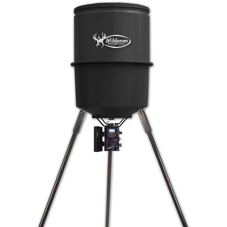 Wildgame Innovations Sports and Outdoors Quick Set Game Feeder, 30-Gal