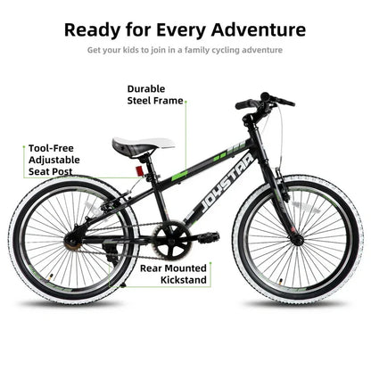 JOYSTAR Lubbock 20" 24" Kids Mountain Bike Single Speed Bicycle