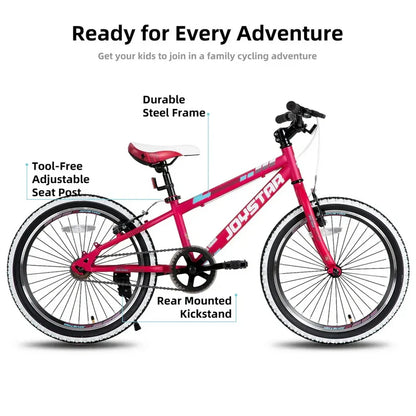 JOYSTAR Lubbock 20" 24" Kids Mountain Bike Single Speed Bicycle