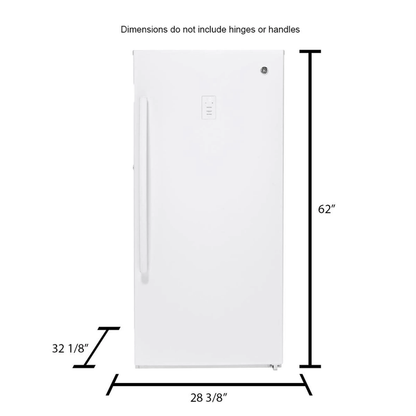 14.1 Cu. ft. White Frost-free Upright Freezer FUF14DLRWW