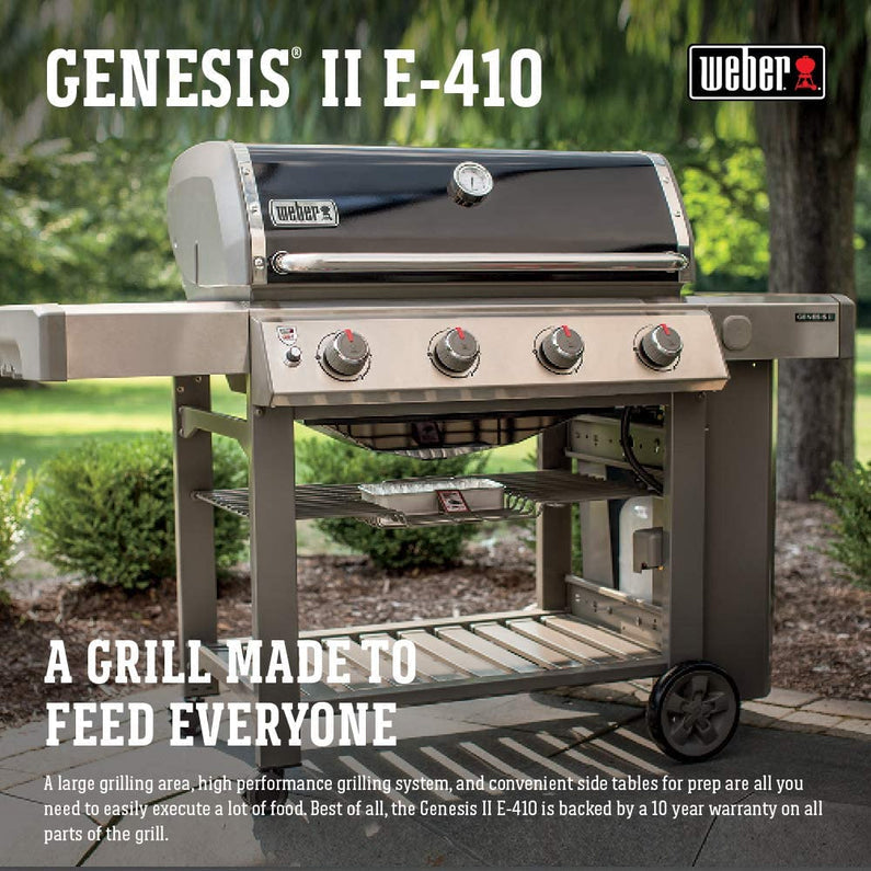 Weber 67011001 Genesis II E-410 Natural Gas Grill, Black