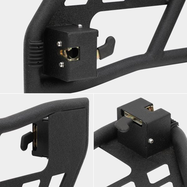 Off Road Safari Tubular Doors Compatible with 2018-2023 Wrangler JL 4 Door – Set of 4 Fat Tube Half Doors for Adventure