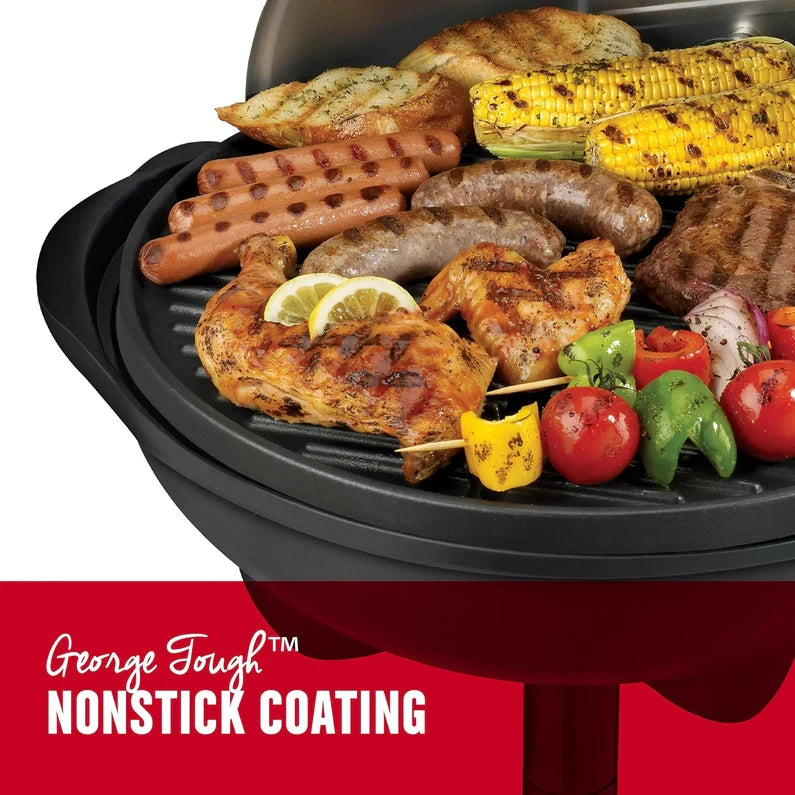 George Foreman Silver 12+ Servings Upto 15 Electric Grill
