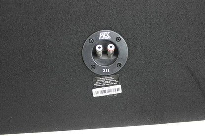 MTX 12" Dual Loaded Car Subwoofer w/Sub Box, Amplifier, & QPower Wiring Kit