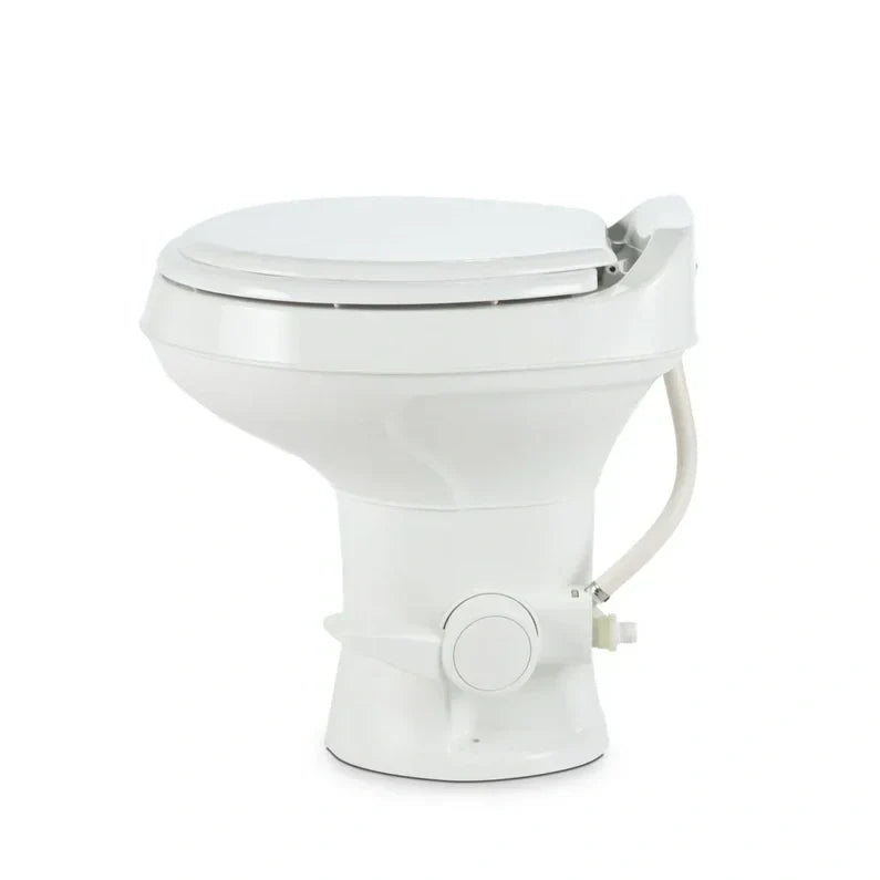 Dometic 302300071 300 Series Standard Height Heavy Duty Plastic RV Toilet, White