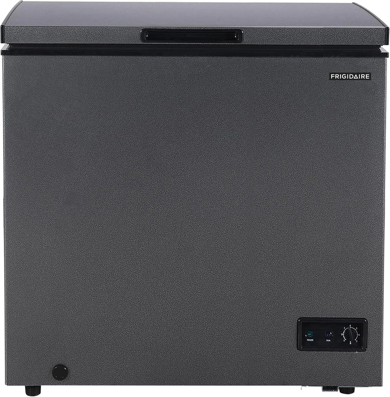 Frigidaire 7 Cu. Ft. Chest Freezer, Granita Finish, Adjustable Thermostat, Easy Defrost, Removable Basket