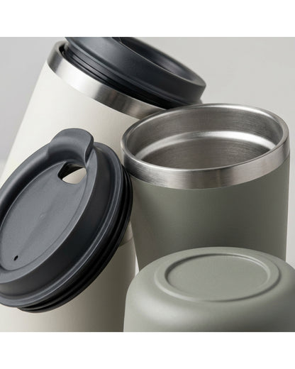 Skvhgx Stackable Vacuum Low Cup Set 10 oz x 2 Moss Oatmeal - Detail view